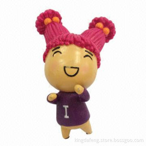PVC cute little girl with innovative design